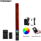 Ручной светодиодный светильник YONGNUO YN360 III YN360III, светильник с сенсорным регулировкой цвета от 3200k до 5500k RGB с пультом ДУ