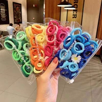 cute new styles 8 colors 50pcsset fashion seamless for girls and women polyester high resilience colorful durable hair bands