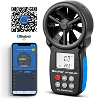 holdpeak hp 866b app digital anemometer 0 330ms with mobile app wind speed measurement meter measure temperature tester tools