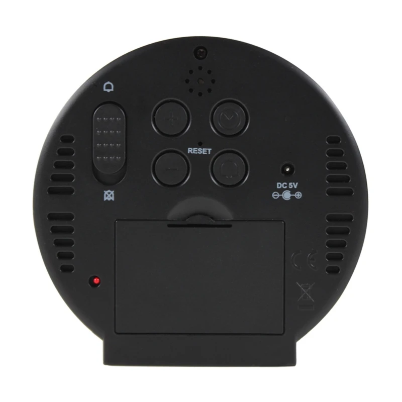 

LED Alarm Clock Voice Control Wake Up Light Electronic Time Temperature Display