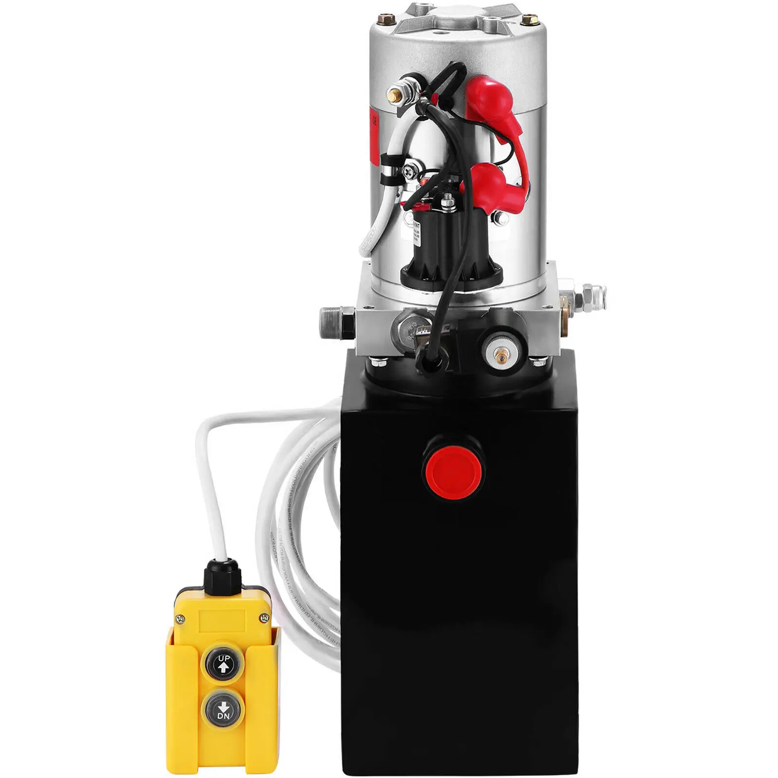 

8 Quart Single Acting Hydraulic Pump Dump Trailer Unit Pack Repair 12V