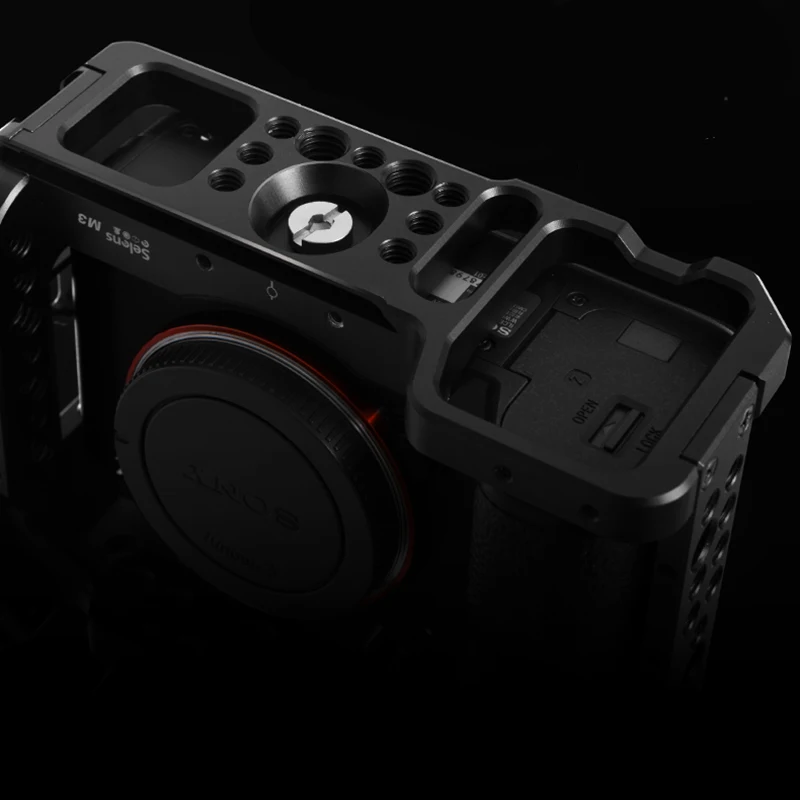 Selens A7III камера клетка установка для sony A7R III/A7M III/A7 III A7R3 A7M3 A73 Arri определение местоположения Vlog чехол с зажимом