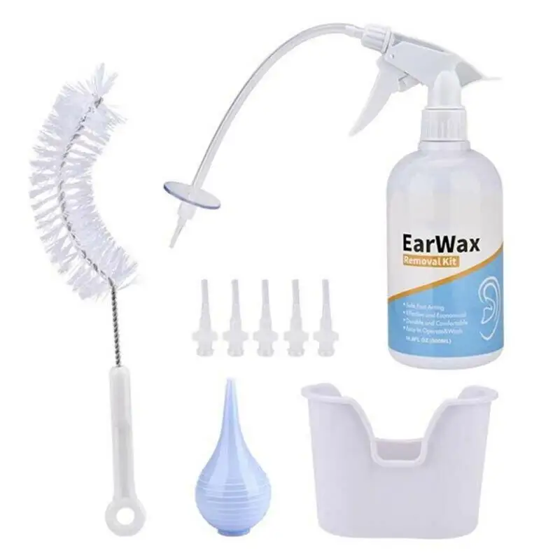 Набор для очистки ушей высокого качества ушной воск уход набор удаления шприцов