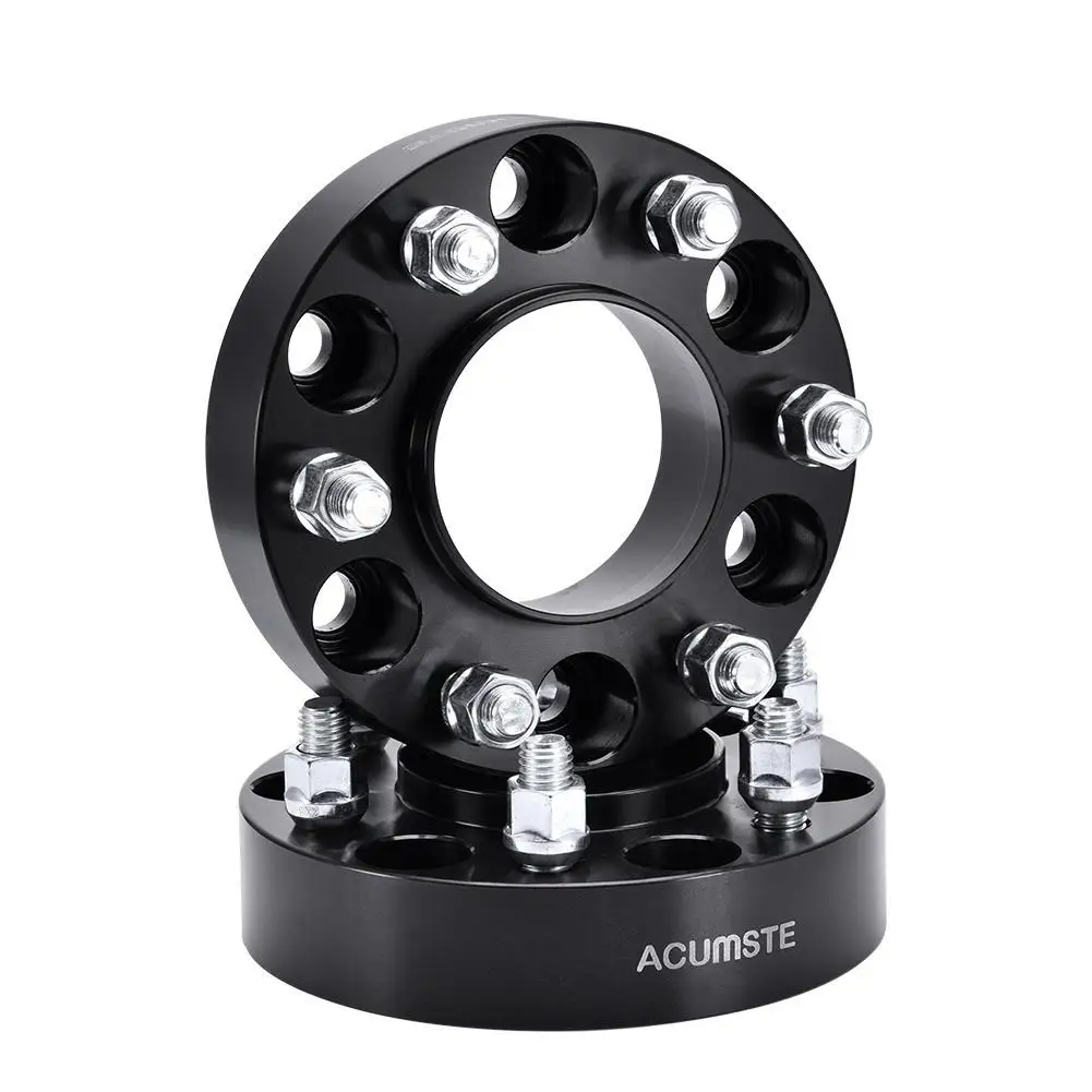 

New Type 2PCS/Set Flange Black 6X135 1.5" 87MM 14X2.0 Car Accessories