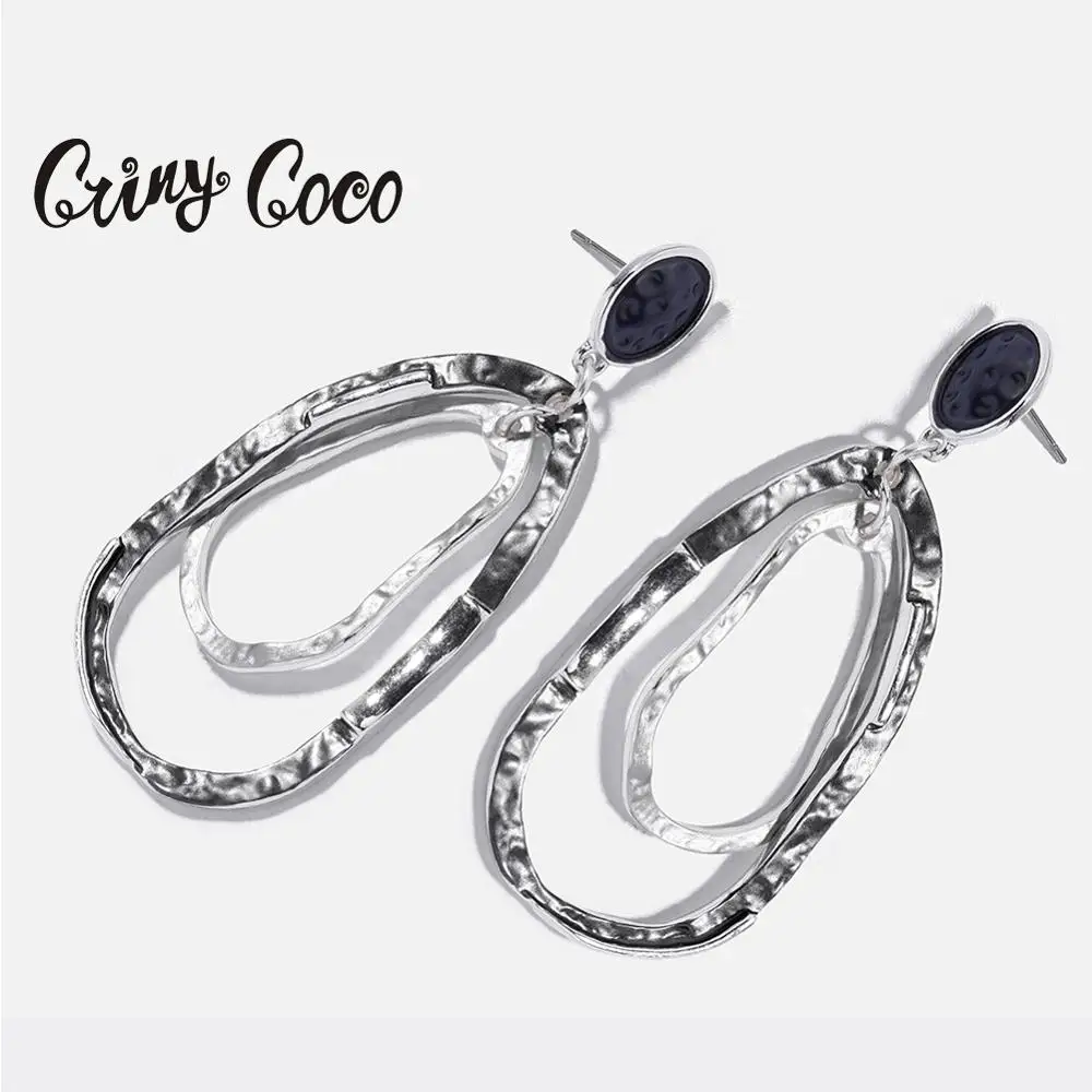 Женские Висячие серьги Cring Coco модные вечерние подвески с эмалью для свадьбы