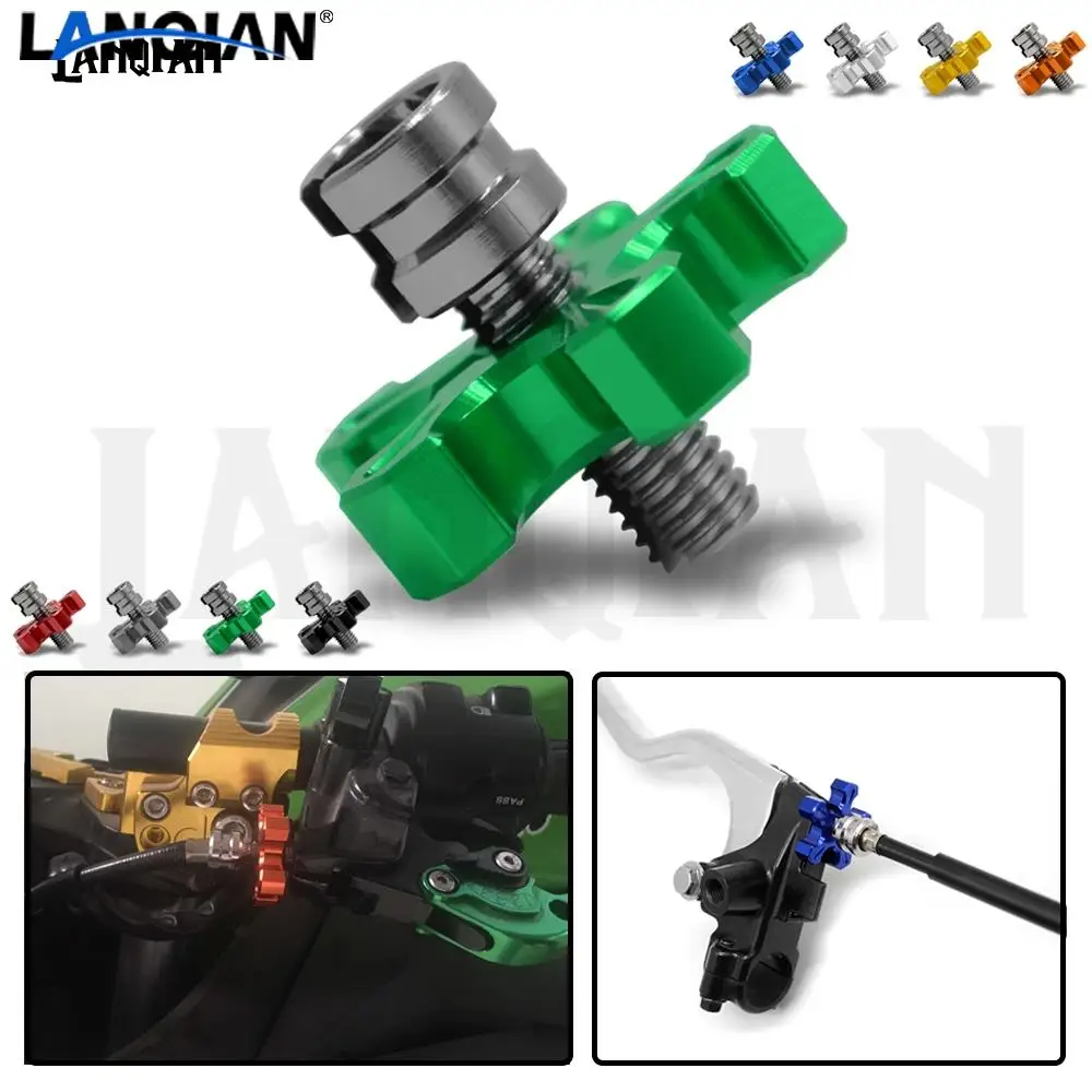 

For KAWASAKI Motorcycles Accessories M10 M8 * 1.5 CNC Clutch Wire Adjustment Cable Z750 Z800 Z900 ZZR600 ZX6R ZX 6R ZX63 ZX250R