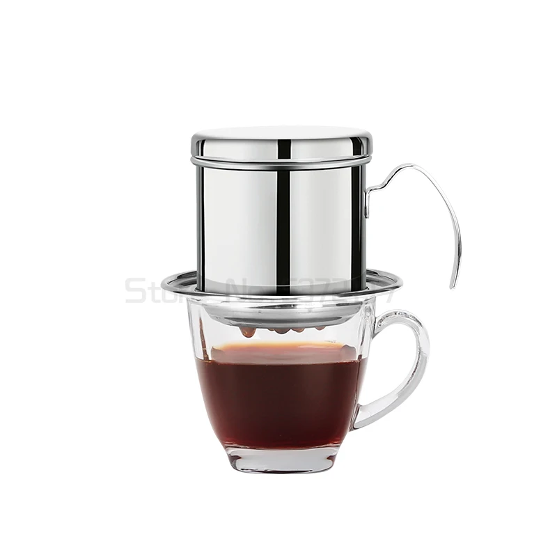 

Вьетнамский кофейный капельный фильтр из нержавеющей стали, набор из 100 фильтров для бумаги, вьетнамский капельный фильтр для капельного го...