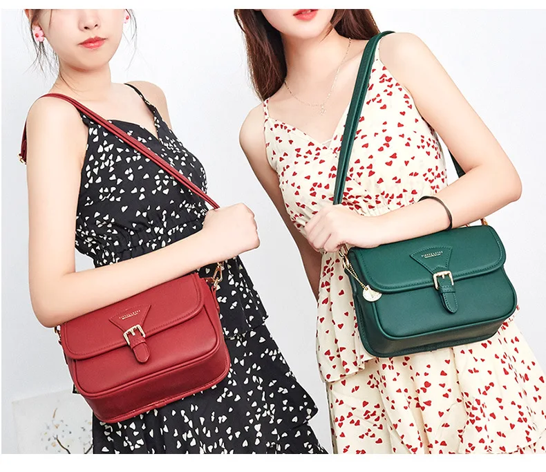 

Simple Leather Shoulder Bag Crossbody Bags for Women Luxury Purses and Handbags Women Bags Designer Famale Messenger Bag