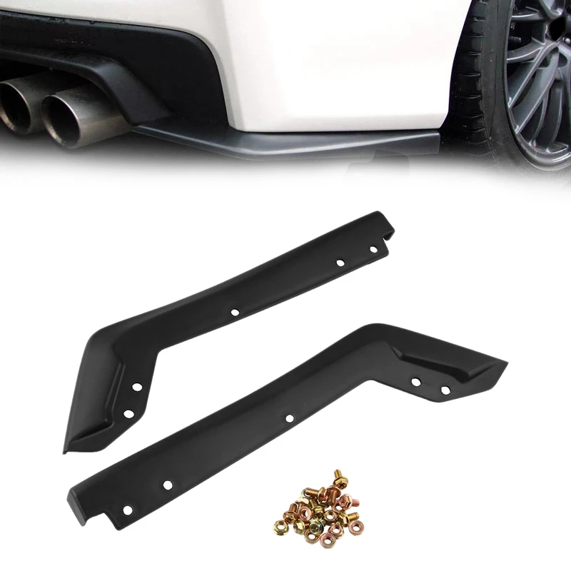 Car Spoiler for Subaru Impreza WRX STi 2015 2016 2017 2018 Rear Wrap Angle Air Knife Spat Valance Lip Poly 1Pair | Автомобили и