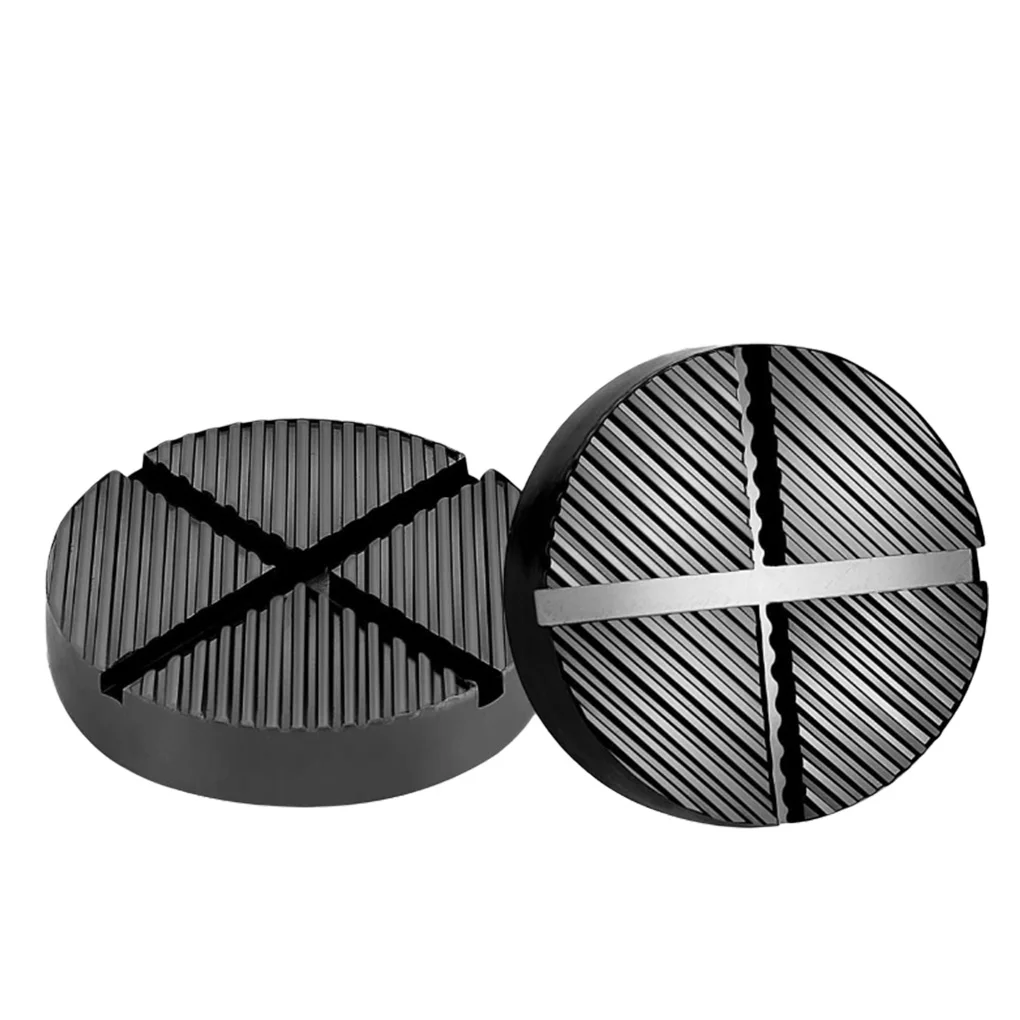 

1pc Car Lift Jack Pad Rubber Jack Disk Adapter Portable Slotted Car Lift Jack Support Block Accessory