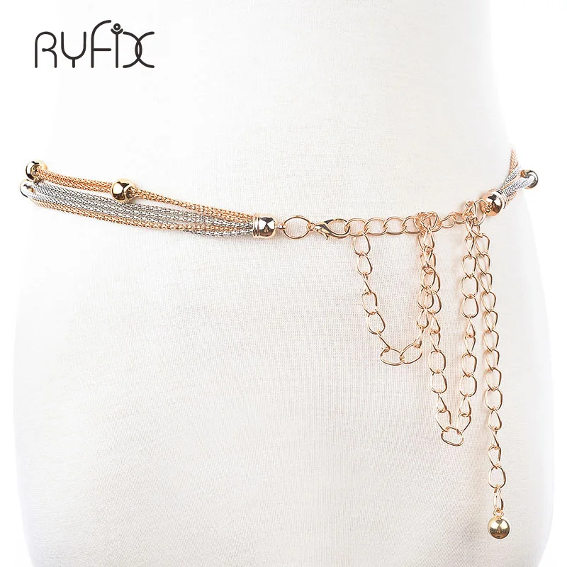 Женский пояс для танца живота металлический со стразами и цепочкой аксессуар