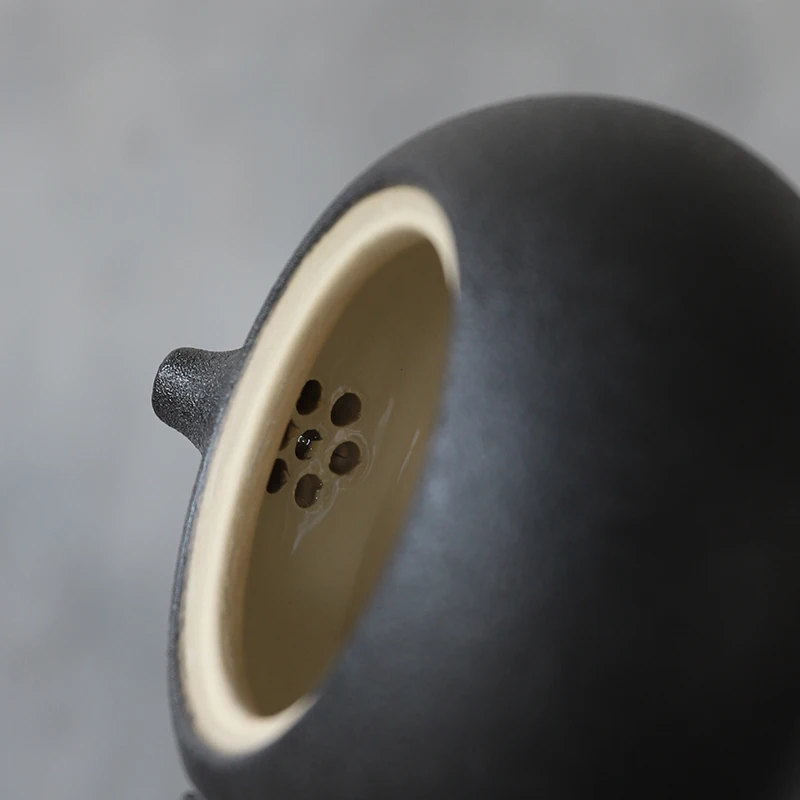 

Black Ceramic Kyushu Teapot Kettle Teapot Chinese Kungfu Tea Set 150ml