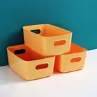 Большая многофункциональная сетка для хранения, однотонная компактная пластиковая подставка для косметики, товары для домашнего декора