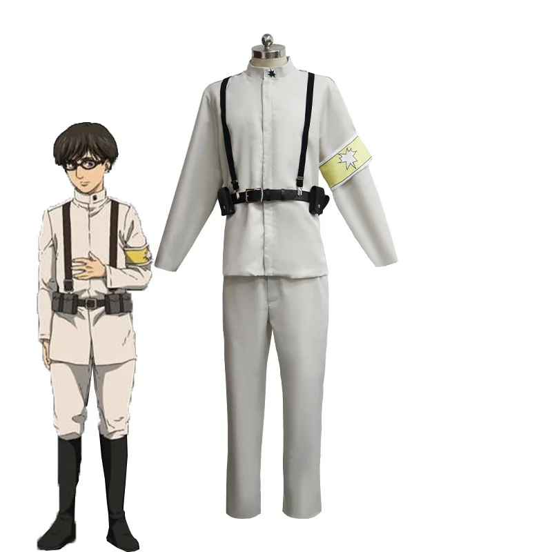 

Attack On Titan Cosplay Costume Theater Version Hange Zoe Reiner Braun Marco Bodt Jean Kirstein Eren Jaeger Uniform C147M175