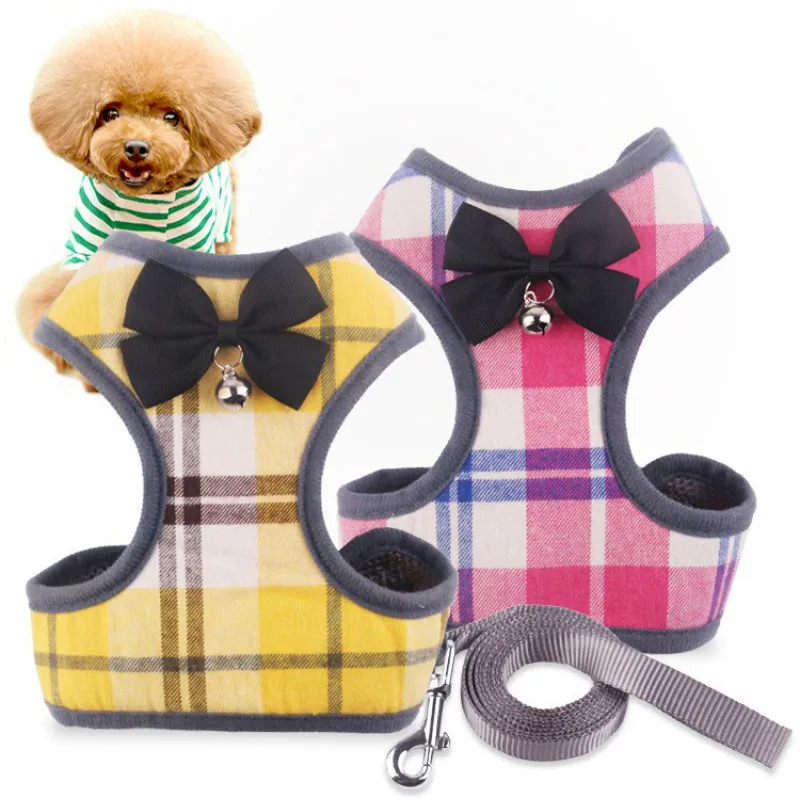 Дышащий поводок для собак маленьких и средних нейлоновая сетка щенков кошек