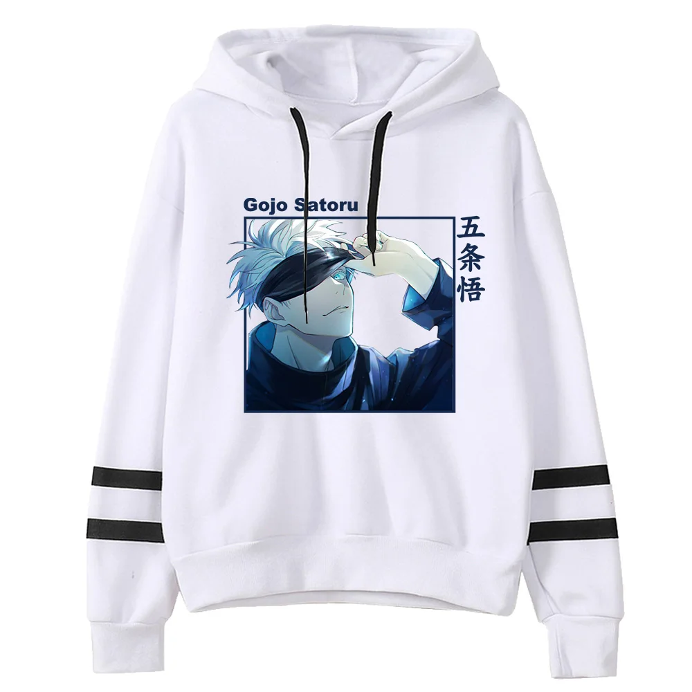 

Мужские толстовки с капюшоном из аниме «джутсу кайсен», свитшоты для мужчин, толстовка с длинным рукавом