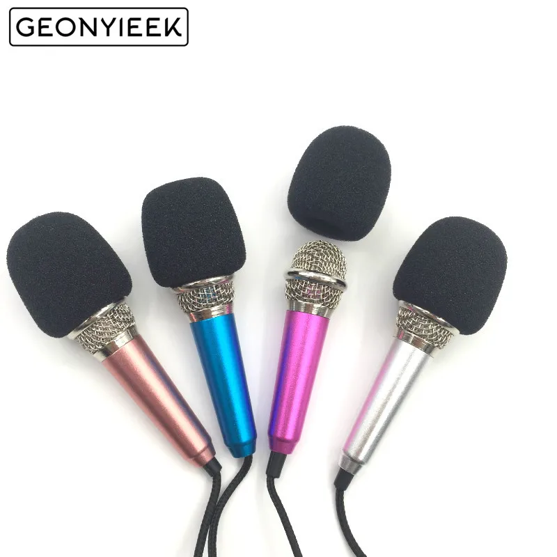 Портативный микрофон Мини 3 5 мм стерео студия речи аудио Микрофон для смарт