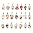 Брелок Аниме Genshin Impact Zhongli разбавленный Venti автомобильный мужской брелок для ключей для женщин аксессуары милая сумка подвеска брелок для ключей подарки