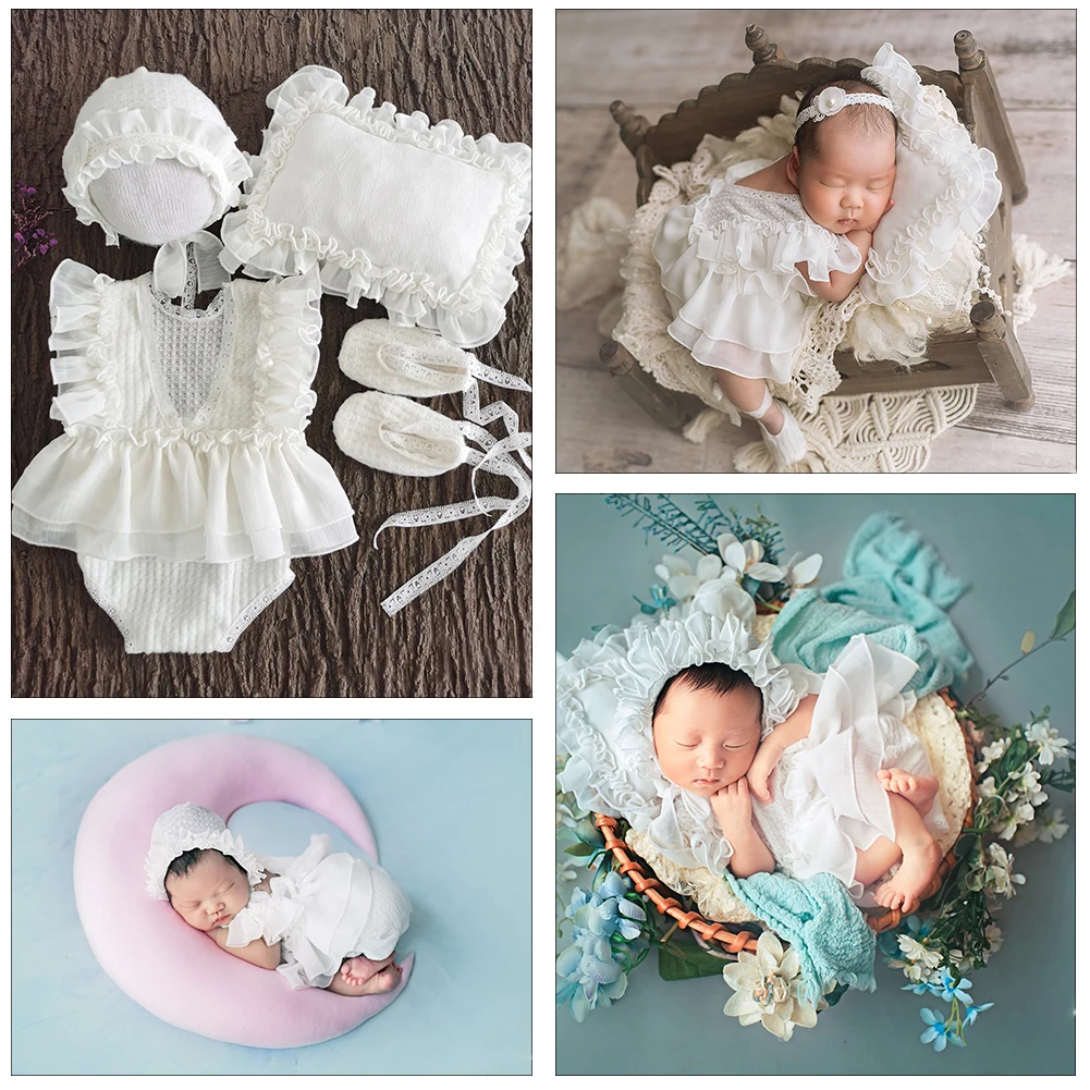

0-3Y Newborn Children'S Onesies Baby Boys Girls Clothes Jumpsuits Sunscreen Clothes Set Photography Dresses Kids Baby Hot Sale