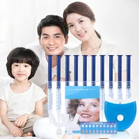 professional 44cp peroxide teeth whitening kit dental bleaching system bright white smile teeth whitening gel with led light