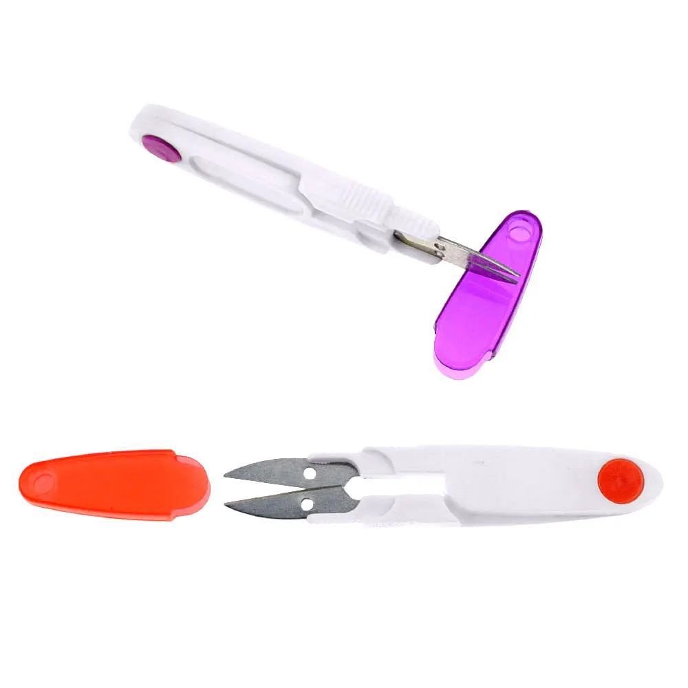 1 шт. красочные новые пластиковые ручки для шитья ножницы инструмент рукоделия |