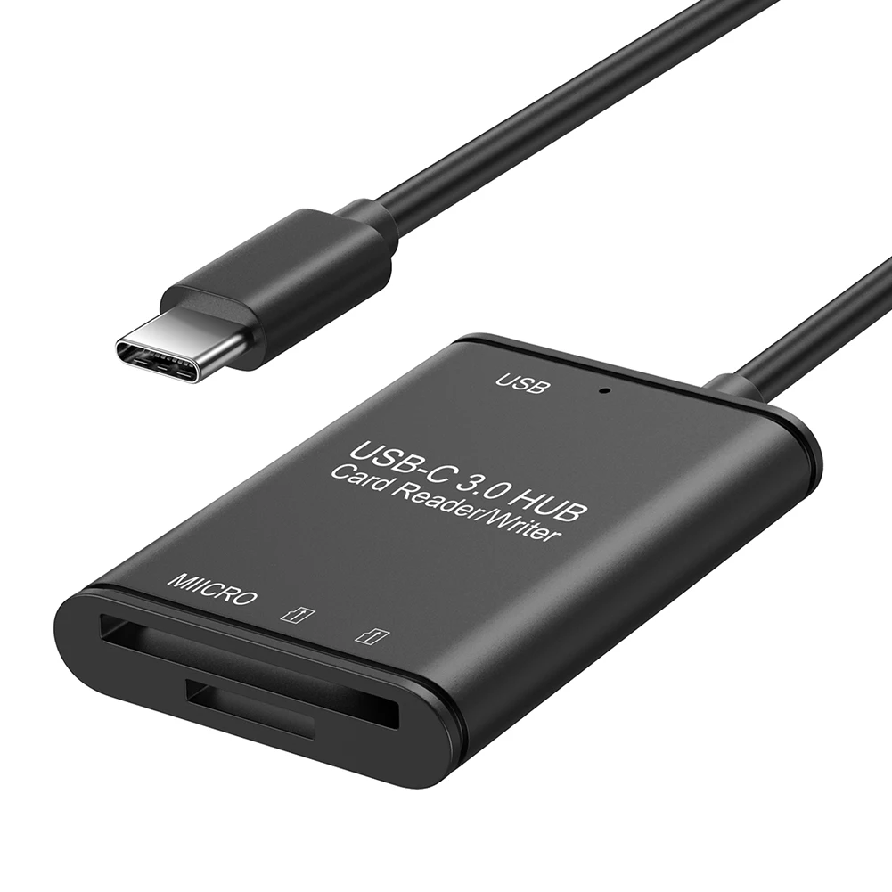 

Mini Multifunction Memory Card Reader 5V/2A Universal USB 3.1 Type C to USB 3.0 OTG Adapter Secure Digital TF Memory Card Reader