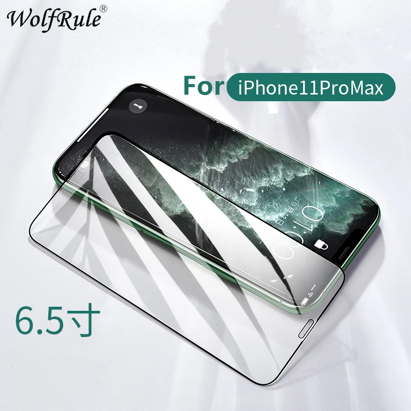 Vidrio templado para iphone 11 Pro Max Protector de pantalla de pegamento de cubierta completa para iphone 11 Pro Max vidrio de tel&eacute;fono para iphone11ProMax-0