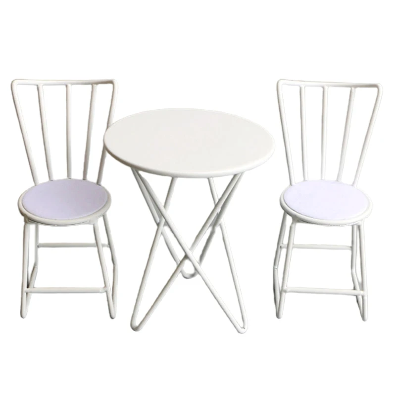 

Metal Table And Chair Set Doll Accessories 30cm Doll For Blyth Barb T5EC