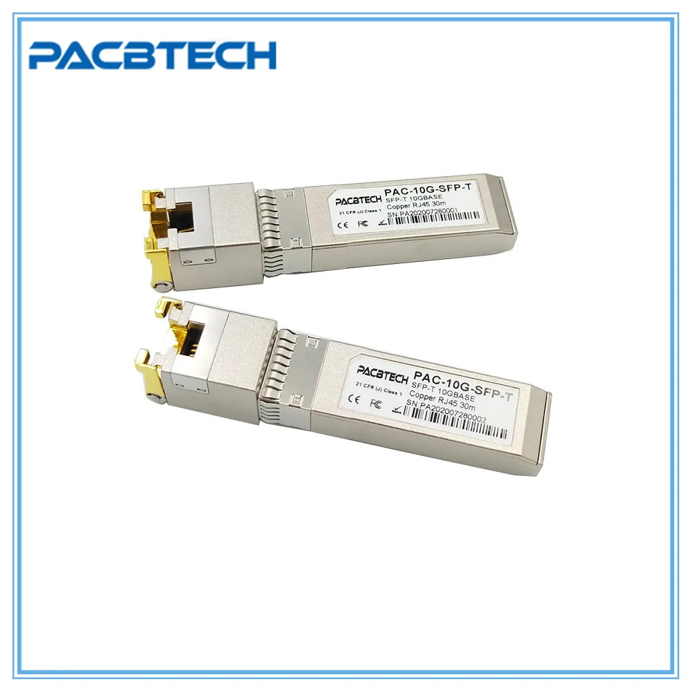 10G RJ45 медный SFP модуль 10GBase-Tx Ethernet оптоволоконный FTTH совместимый с переключателем