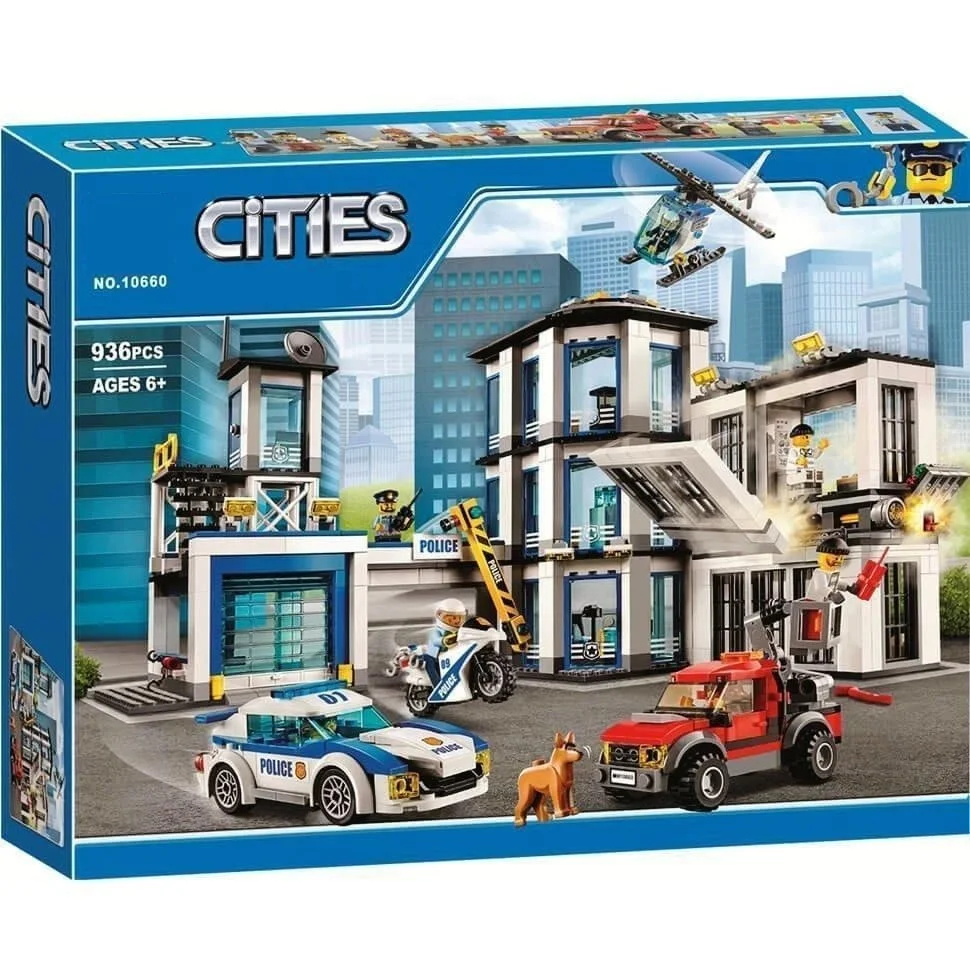 Конструктор Полицейский участок 10660 (60141) City Сити Cities Urban блочный детский