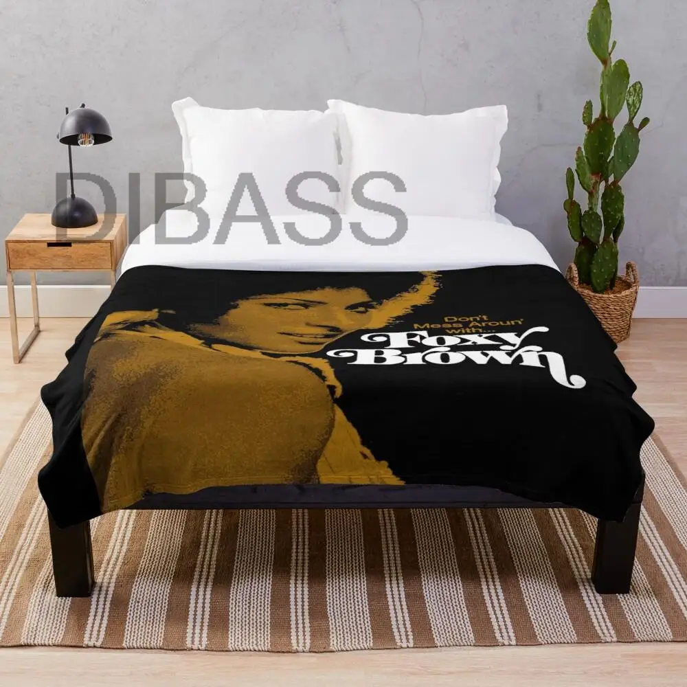 

Foxy Brown Blankets Super Soft Throw Blanket, Lightweight Plush Bed Flannel Blanket, Suitable for Adults and Children, Fashion S