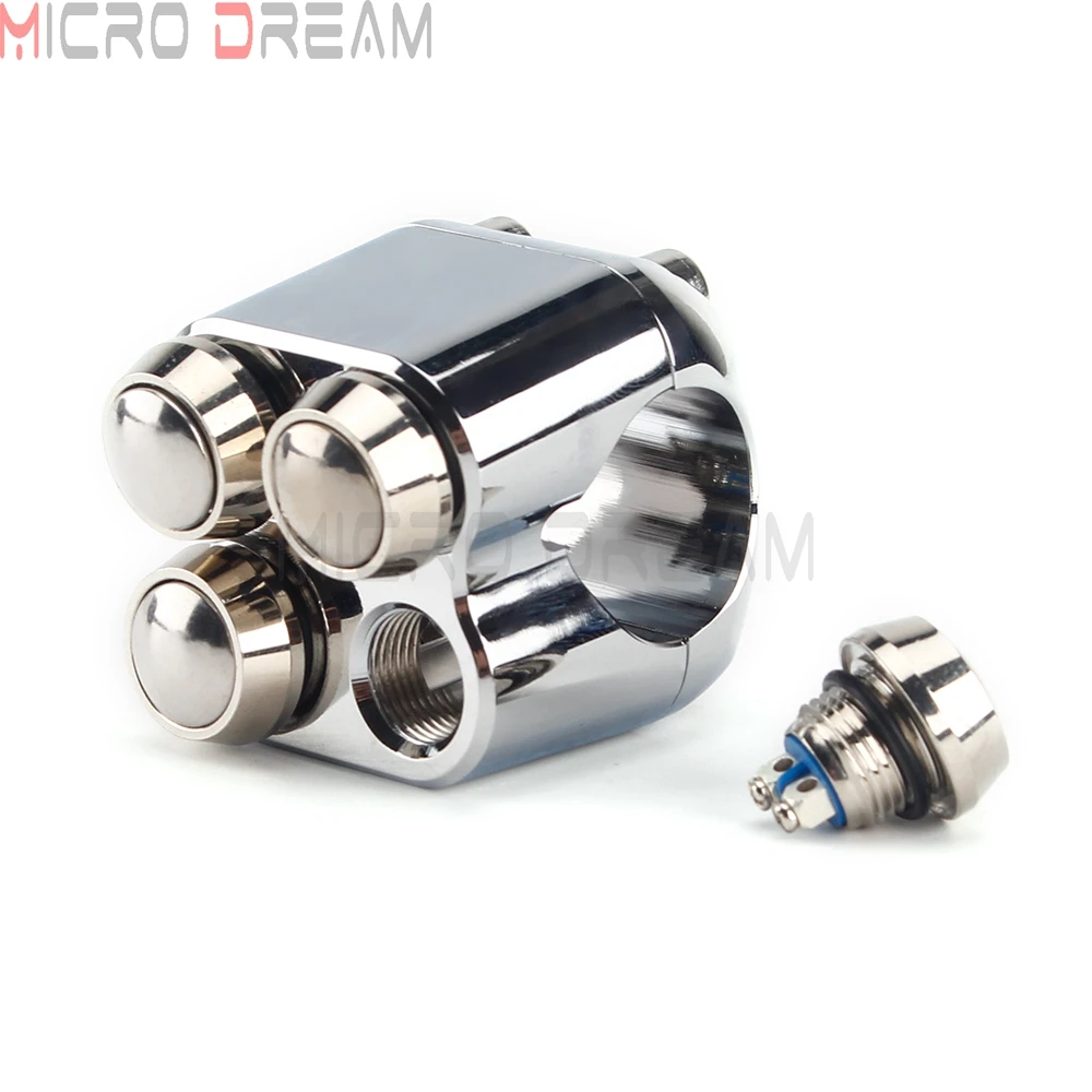 25 мм руль 22 Кнопка управления Универсальный 4-кнопочный переключатель для Кафе