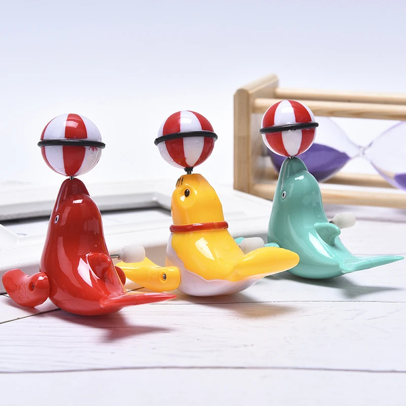 1 шт. симпатичная заводная цепь мультяшный Дельфин морской лев заводные детские