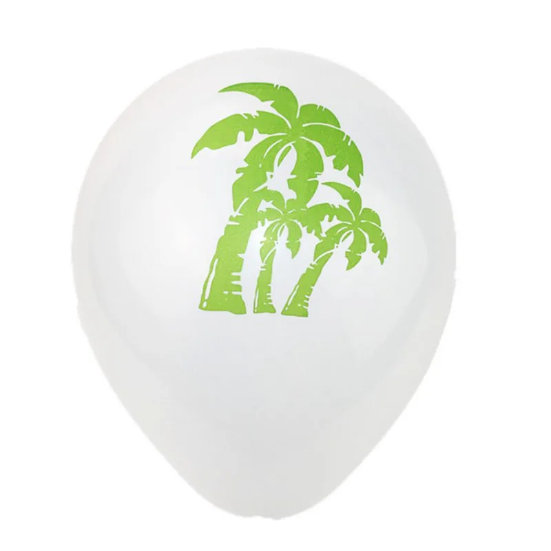 10 шт зеленый пальмовый кокосовый воздушный шар в форме дерева для Гавайского