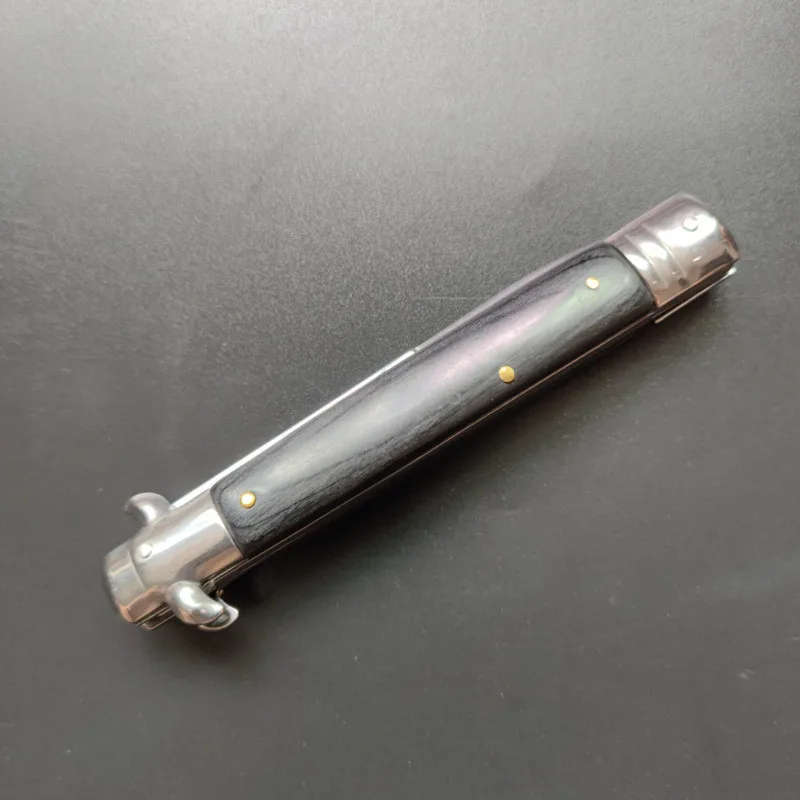 Нож итальянский 11 дюймов с ручкой из палисандра складной тактический клинок 5CR13MOV