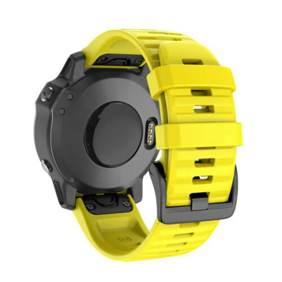 26 22 20 мм ремешок для часов Garmin Fenix 6X6 6S Pro 5 5X plus 5S 3 HR часы Quick Release силиконовый Easyfit| |