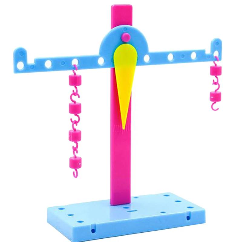 

Plastic Balance Scale Lever Principle Educational Experiments DIY Material Physics Teaching For Kids Students