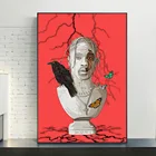 Трэвис Скотт постер хип-хоп Музыка Искусство Холст Картина Hypebeast музыка Настенная картина для гостиной домашний декор кукро
