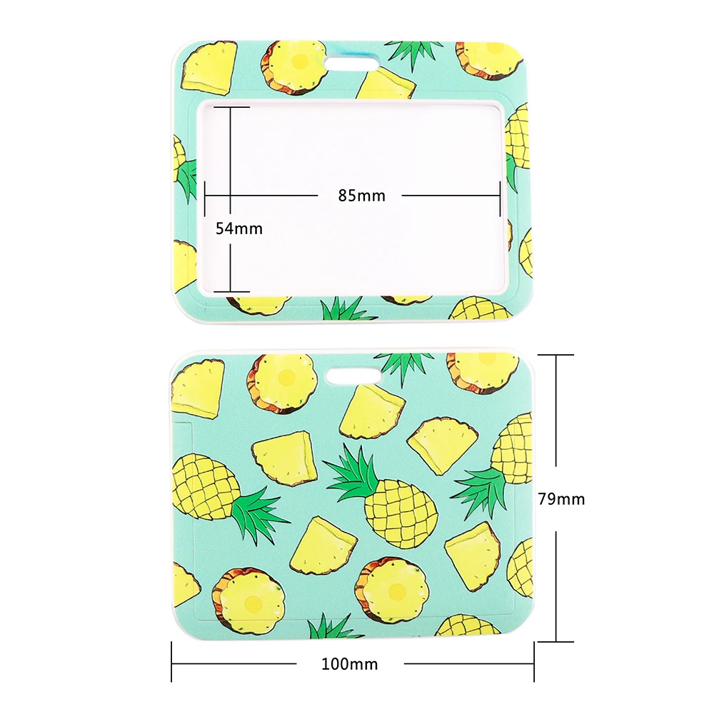 

CB661 Pineapple Fruit Lanyard Cool Print Lanyards Strap Phone Holder Neck Straps Hanging Ropes Fashion Buttons Accessories