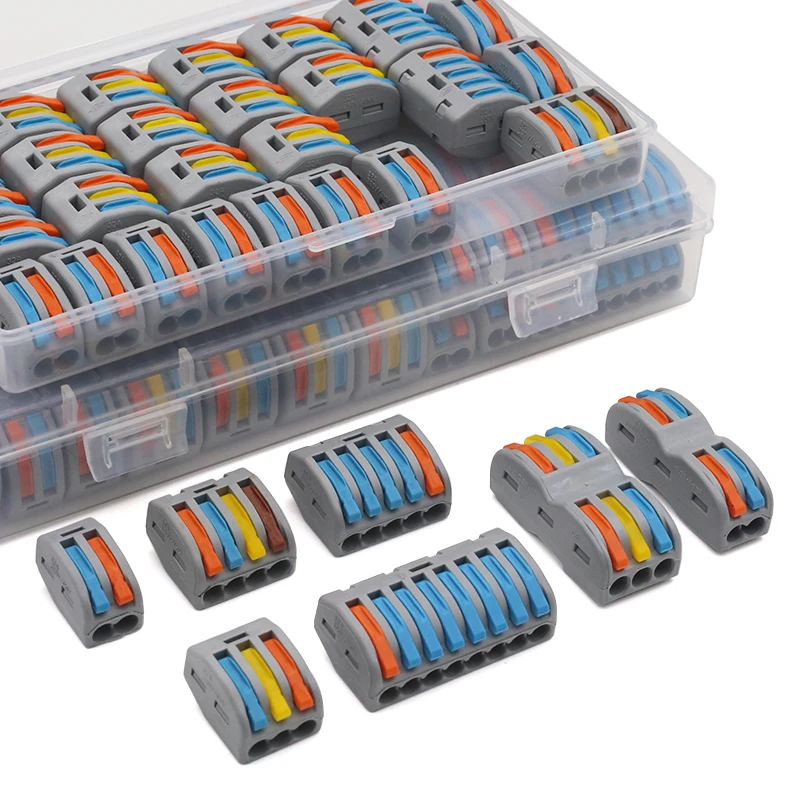 Красочный набор мини-коннекторов универсальный компактный автомобильный
