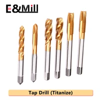 machine tap m6 thread m5 tapping m3 drill bit m8 tapping m10 stainless steel m12 teeth m4 tip screw cnc tap drill mill cutter