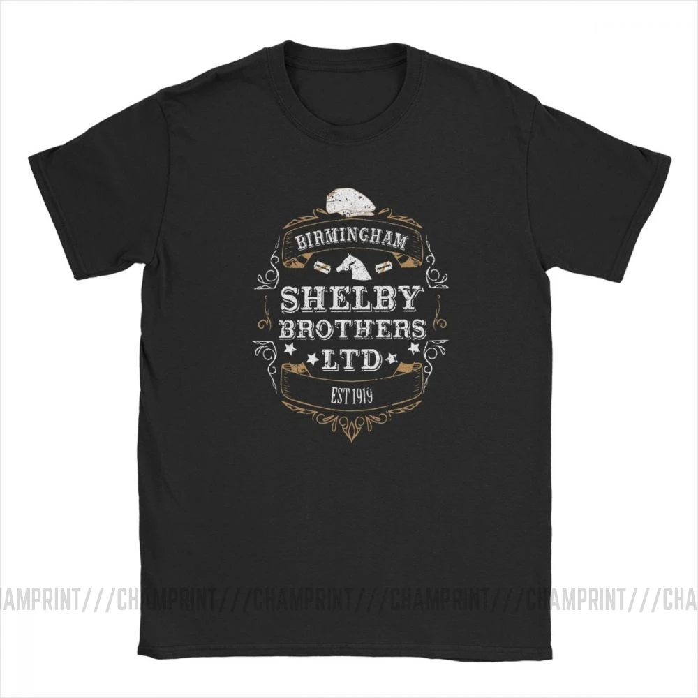 Футболка мужская Peaky Blinders Shelby Brothers LTD забавная тенниска с короткими рукавами топы