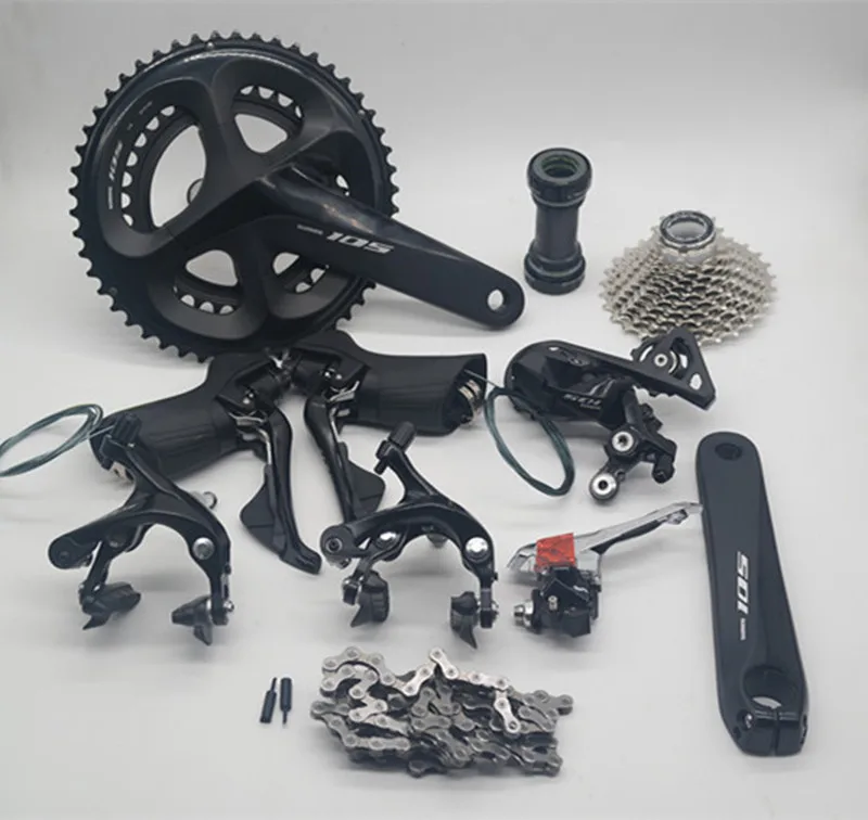 Набор компонентов для шоссейного велосипеда SHIMANO 105 R7000 50/34t 53/39T 52 36T 170/172 5 мм 165/175