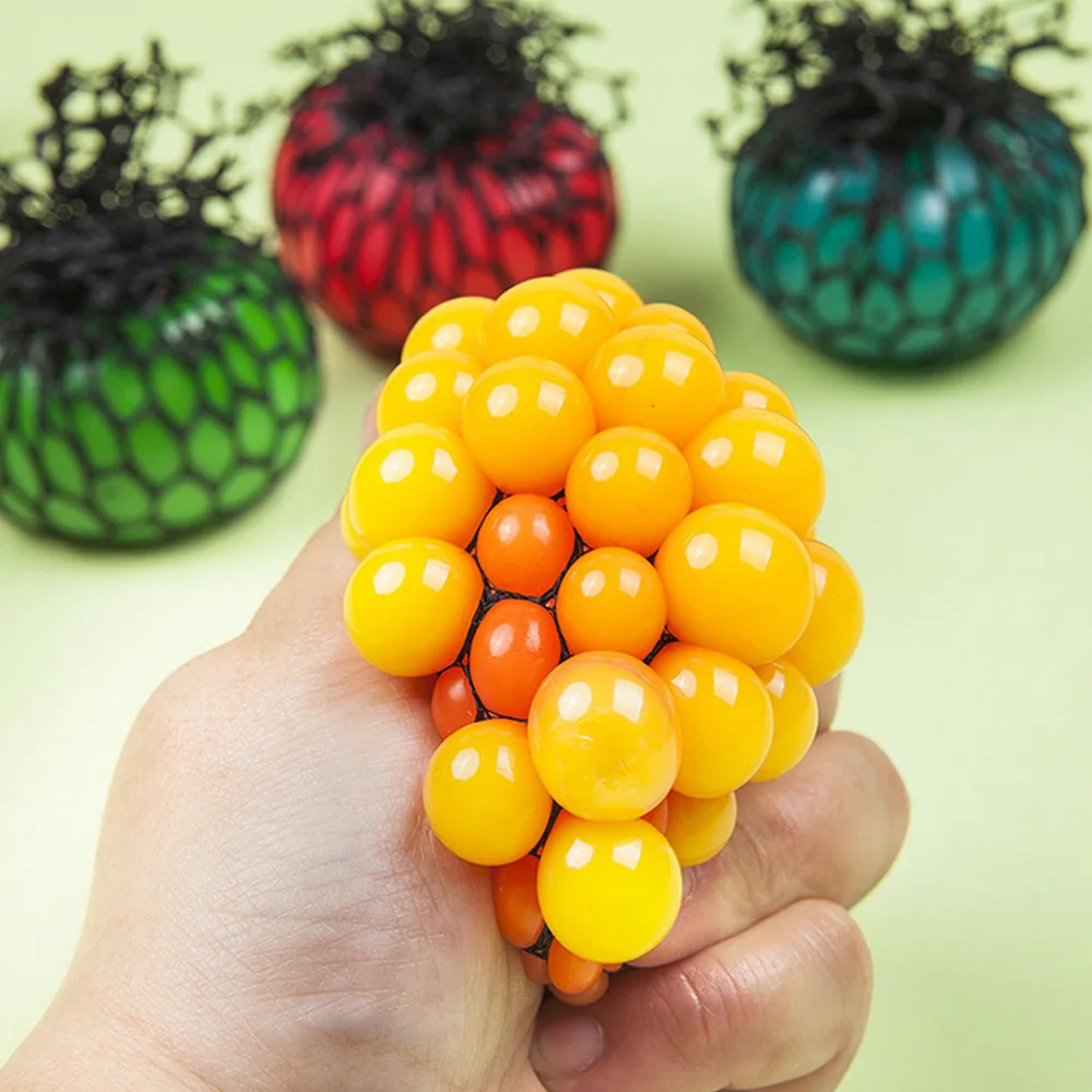 5 шт. забавная игрушка антистресс снятие лица Виноградный Шар аутизм настроение