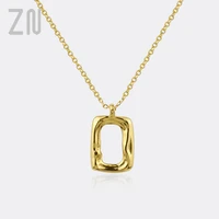 zn fashion jewelry gifts women trendy simple luxury pendant necklace minimalist vintage personality design geometric necklaces