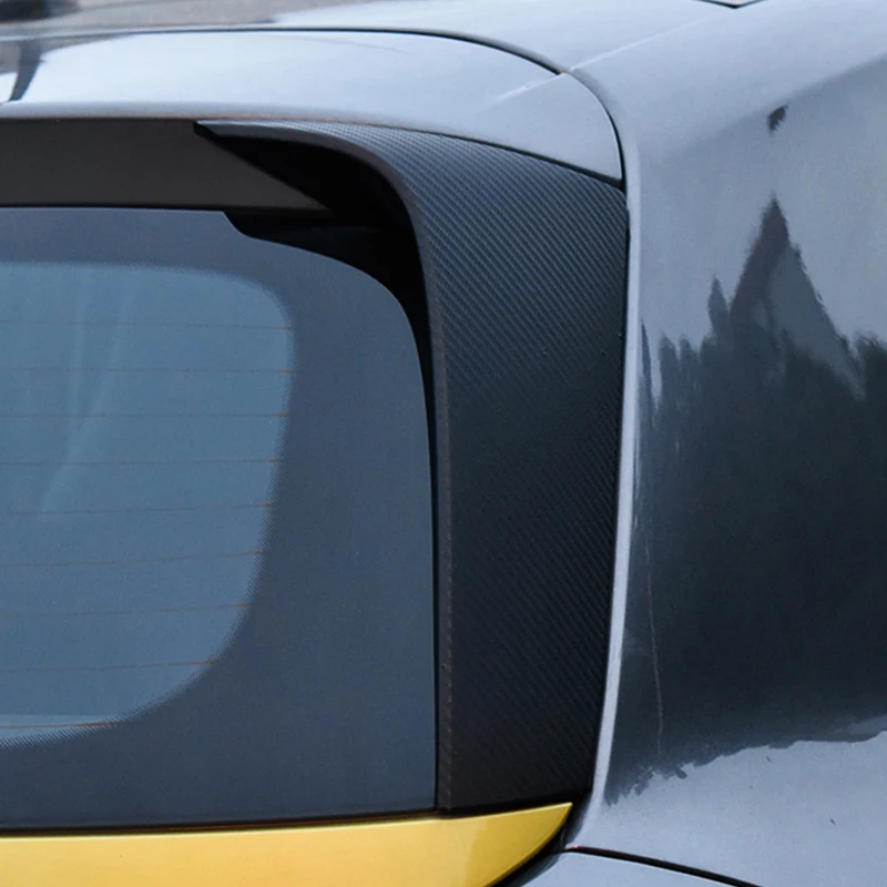 Автомобильная защитная наклейка из углеродного волокна украшение А столба для