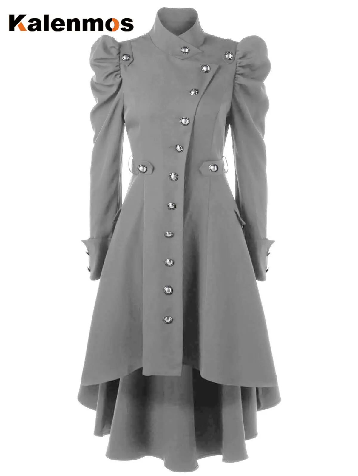 Фото Пальто женское длинное в готическом стиле пальто Макси ретро ретро-Лолита костюм