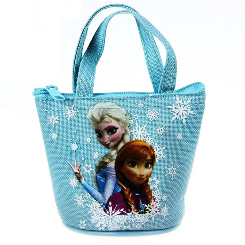 Дисней Дети мультфильм монета кошелек Frozen Elsa сумка для монет девочка мальчик