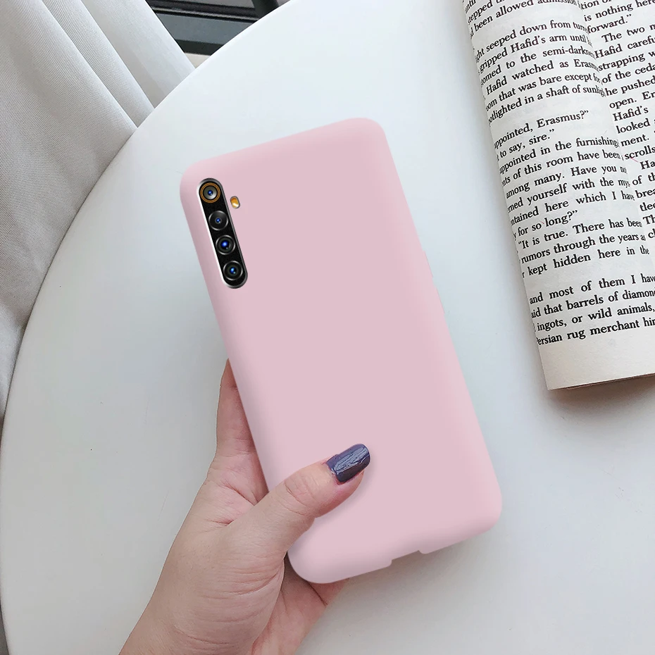 for realme 6 pro 6s 6i case cover matte soft silicone bumper phone case for oppo realme 6 pro rmx2061 rmx2001 realme6 back cover free global shipping