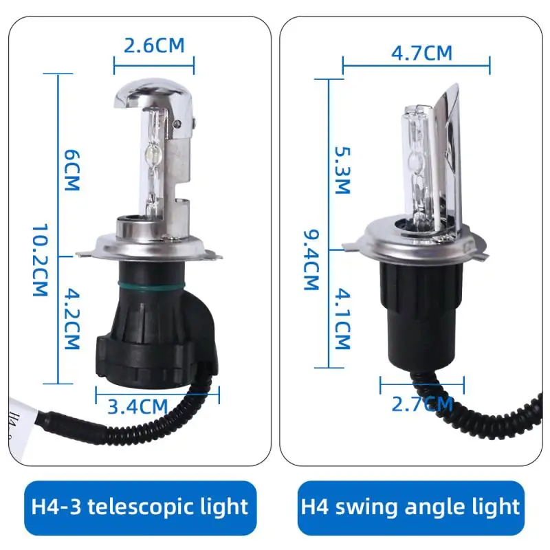 Автомобильная HID ксеноновая лампа H4 дальняя и ближняя Встроенная фара 35 Вт/55 Вт